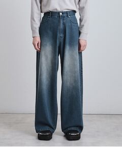 tk.TAKEO KIKUCHI / ティーケー タケオキクチ デニムパンツ | スーパーワイドバギーデニムパンツ