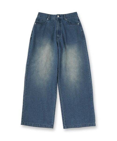 tk.TAKEO KIKUCHI / ティーケー タケオキクチ デニムパンツ | スーパーワイドバギーデニムパンツ | 詳細1