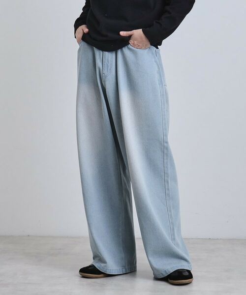 tk.TAKEO KIKUCHI / ティーケー タケオキクチ デニムパンツ | スーパーワイドバギーデニムパンツ | 詳細10