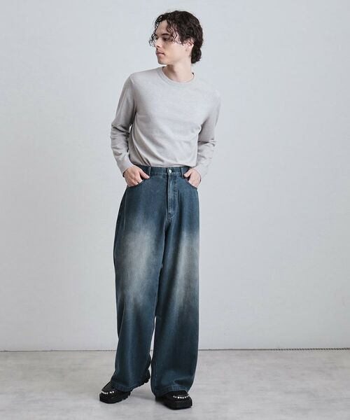 tk.TAKEO KIKUCHI / ティーケー タケオキクチ デニムパンツ | スーパーワイドバギーデニムパンツ | 詳細15