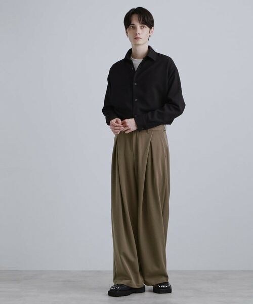 tk.TAKEO KIKUCHI / ティーケー タケオキクチ パンツ | 【スーパーワイドバギースラックスパンツ | 詳細17