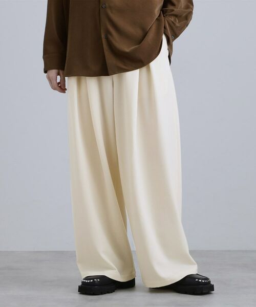 tk.TAKEO KIKUCHI / ティーケー タケオキクチ パンツ | 【スーパーワイドバギースラックスパンツ | 詳細2