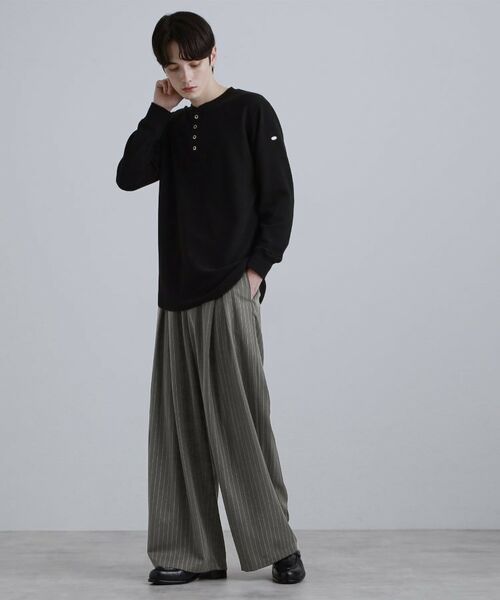 tk.TAKEO KIKUCHI / ティーケー タケオキクチ パンツ | 【スーパーワイドバギースラックスパンツ | 詳細24