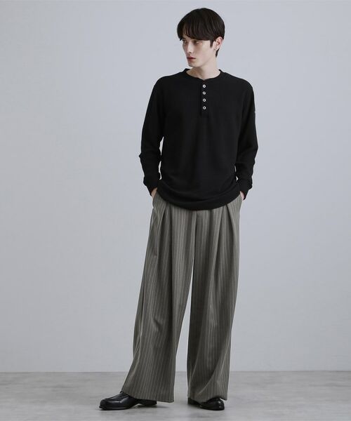 tk.TAKEO KIKUCHI / ティーケー タケオキクチ パンツ | 【スーパーワイドバギースラックスパンツ | 詳細25