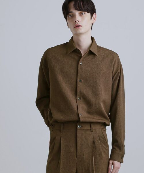 tk.TAKEO KIKUCHI / ティーケー タケオキクチ シャツ・ブラウス | テッククレープシャツ | 詳細10