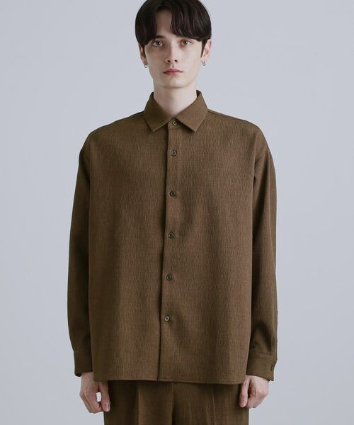 tk.TAKEO KIKUCHI / ティーケー タケオキクチ シャツ・ブラウス | テッククレープシャツ | 詳細14