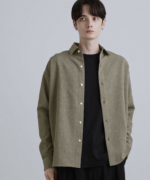 tk.TAKEO KIKUCHI / ティーケー タケオキクチ シャツ・ブラウス | テッククレープシャツ | 詳細2