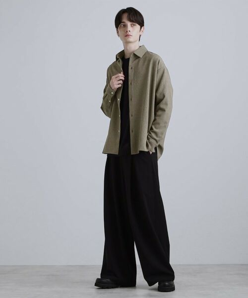 tk.TAKEO KIKUCHI / ティーケー タケオキクチ シャツ・ブラウス | テッククレープシャツ | 詳細4