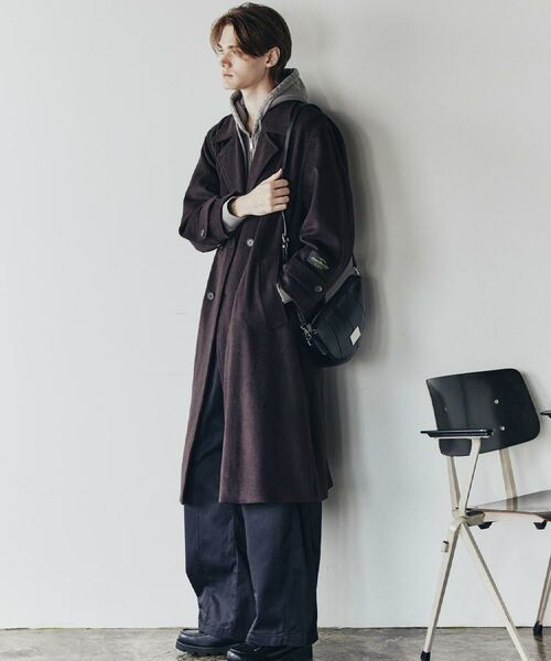 tk.TAKEO KIKUCHI / ティーケー タケオキクチ その他アウター | ダブルオーバーチェスターコート | 詳細10