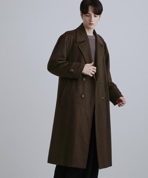 tk.TAKEO KIKUCHI / ティーケー タケオキクチ その他アウター | ダブルオーバーチェスターコート | 詳細11