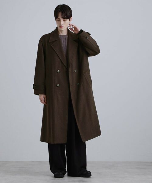 tk.TAKEO KIKUCHI / ティーケー タケオキクチ その他アウター | ダブルオーバーチェスターコート | 詳細12