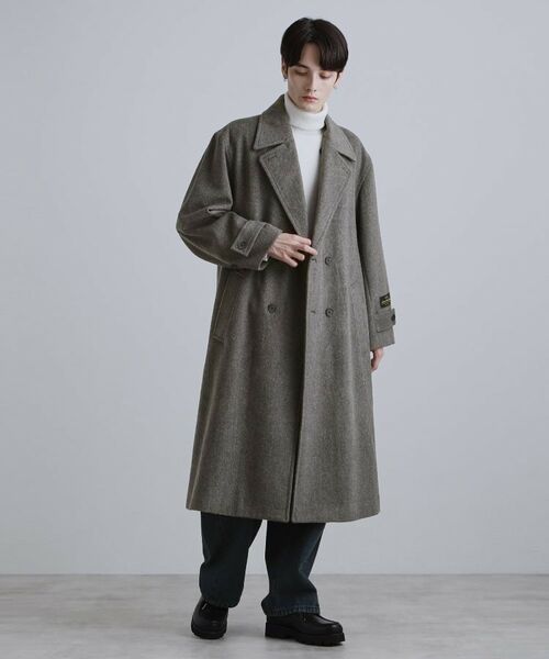 tk.TAKEO KIKUCHI / ティーケー タケオキクチ その他アウター | ダブルオーバーチェスターコート | 詳細18