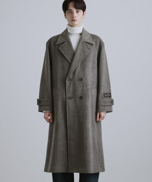 tk.TAKEO KIKUCHI / ティーケー タケオキクチ その他アウター | ダブルオーバーチェスターコート | 詳細21