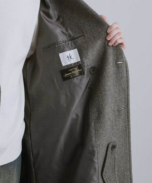 tk.TAKEO KIKUCHI / ティーケー タケオキクチ その他アウター | ダブルオーバーチェスターコート | 詳細30