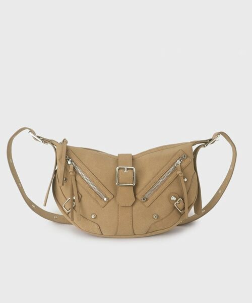 tk.TAKEO KIKUCHI / ティーケー タケオキクチ ショルダーバッグ | 【FANCYシリーズ】スタッズクレセントショルダーバッグ | 詳細21