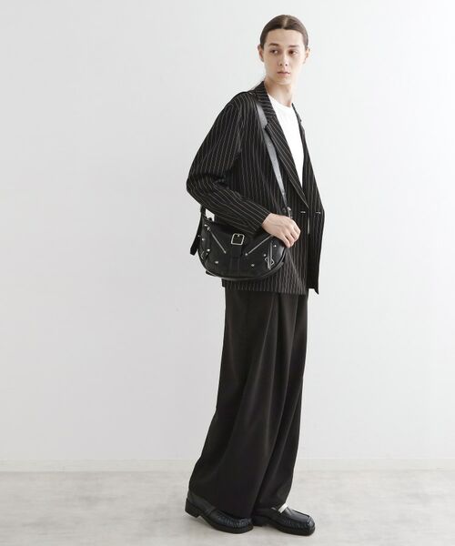 tk.TAKEO KIKUCHI / ティーケー タケオキクチ ショルダーバッグ | 【FANCYシリーズ】スタッズクレセントショルダーバッグ | 詳細4