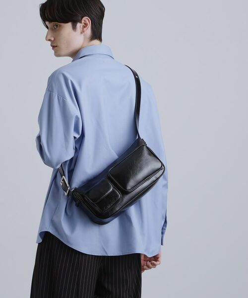 tk.TAKEO KIKUCHI / ティーケー タケオキクチ ショルダーバッグ | ダブルポケットショルダーバッグ | 詳細12
