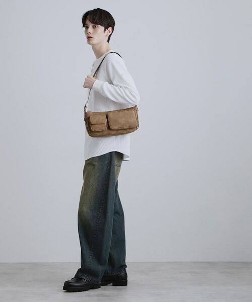 tk.TAKEO KIKUCHI / ティーケー タケオキクチ ショルダーバッグ | ダブルポケットショルダーバッグ | 詳細15