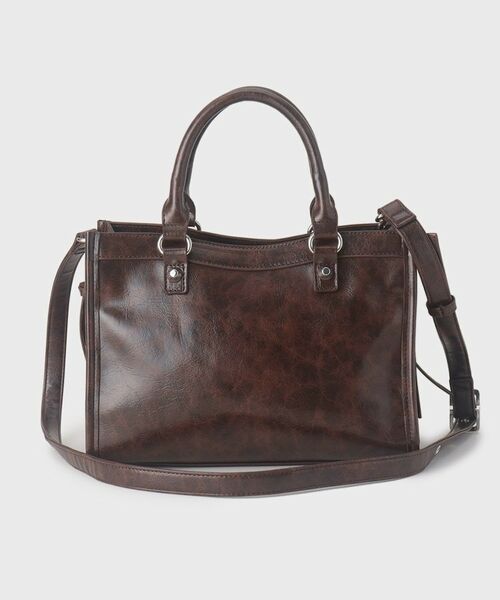 tk.TAKEO KIKUCHI / ティーケー タケオキクチ ショルダーバッグ | 【FANCYシリーズ】スタッズスクエアボストンバッグ | 詳細16