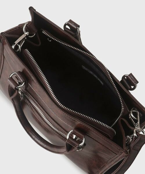 tk.TAKEO KIKUCHI / ティーケー タケオキクチ ショルダーバッグ | 【FANCYシリーズ】スタッズスクエアボストンバッグ | 詳細18