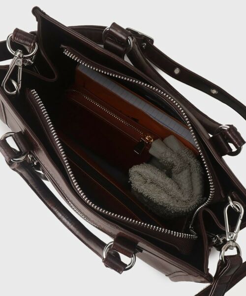 tk.TAKEO KIKUCHI / ティーケー タケオキクチ ショルダーバッグ | 【FANCYシリーズ】スタッズスクエアボストンバッグ | 詳細21