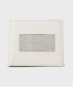 tk.TAKEO KIKUCHI / ティーケー タケオキクチ 財布・コインケース・マネークリップ | 【リアルレザー】プレート二つ折りウォレット