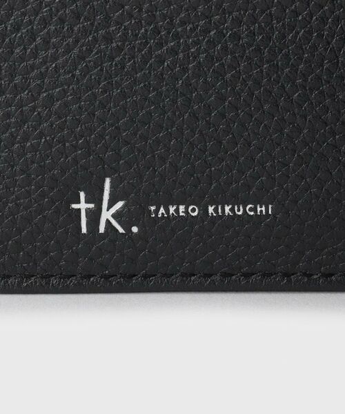 tk.TAKEO KIKUCHI / ティーケー タケオキクチ 財布・コインケース・マネークリップ | 【リアルレザー】プレート二つ折りウォレット | 詳細6