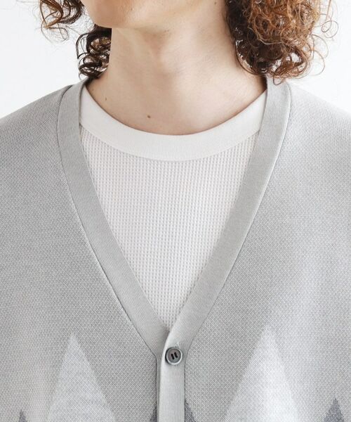 tk.TAKEO KIKUCHI / ティーケー タケオキクチ カーディガン・ボレロ | アーガイルカーディガン | 詳細16