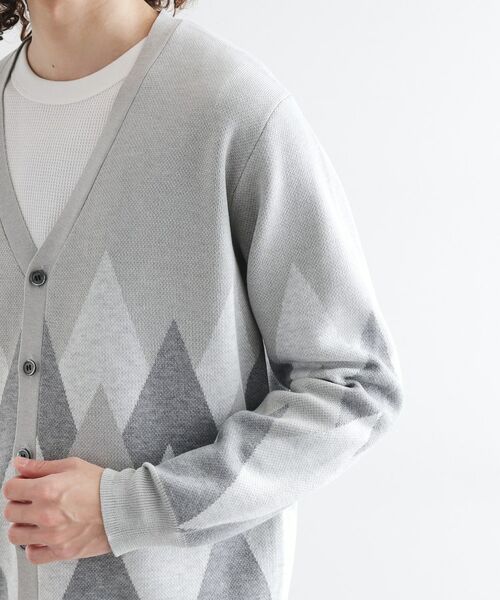 tk.TAKEO KIKUCHI / ティーケー タケオキクチ カーディガン・ボレロ | アーガイルカーディガン | 詳細17