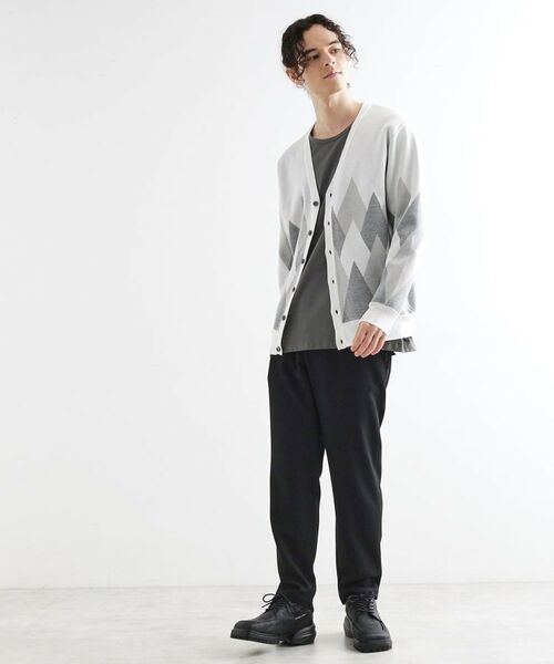 tk.TAKEO KIKUCHI / ティーケー タケオキクチ カーディガン・ボレロ | アーガイルカーディガン | 詳細2