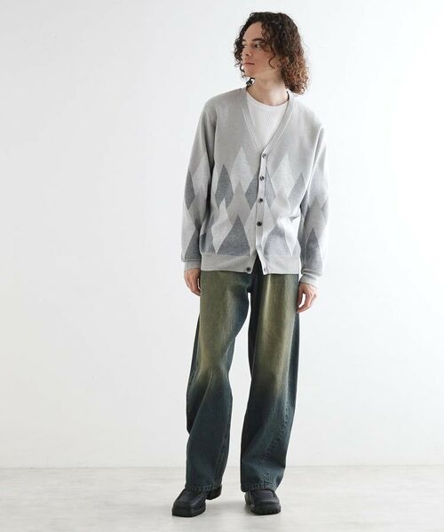 tk.TAKEO KIKUCHI / ティーケー タケオキクチ カーディガン・ボレロ | アーガイルカーディガン | 詳細6