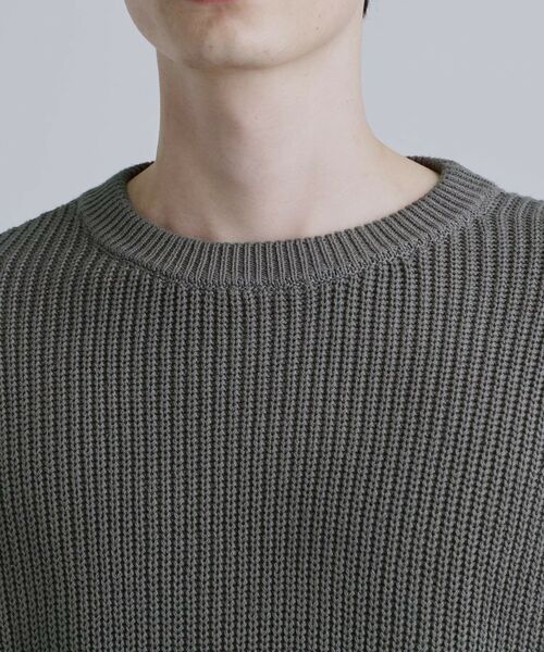 tk.TAKEO KIKUCHI / ティーケー タケオキクチ ニット・セーター | コットン畔編みグラデーションニット | 詳細16
