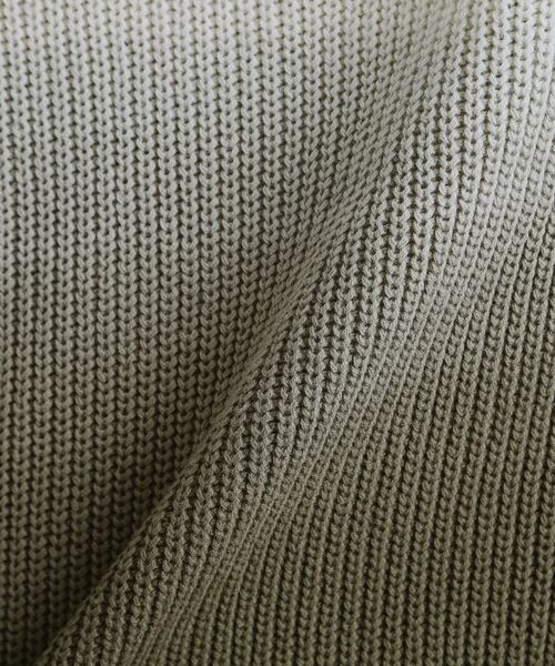tk.TAKEO KIKUCHI / ティーケー タケオキクチ ニット・セーター | コットン畔編みグラデーションニット | 詳細4