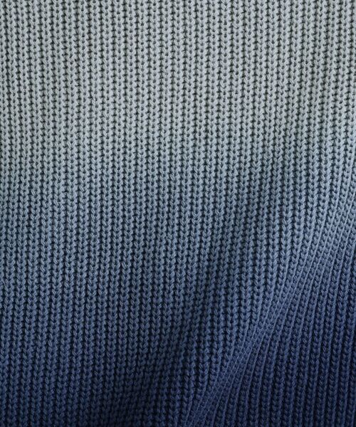 tk.TAKEO KIKUCHI / ティーケー タケオキクチ ニット・セーター | コットン畔編みグラデーションニット | 詳細8