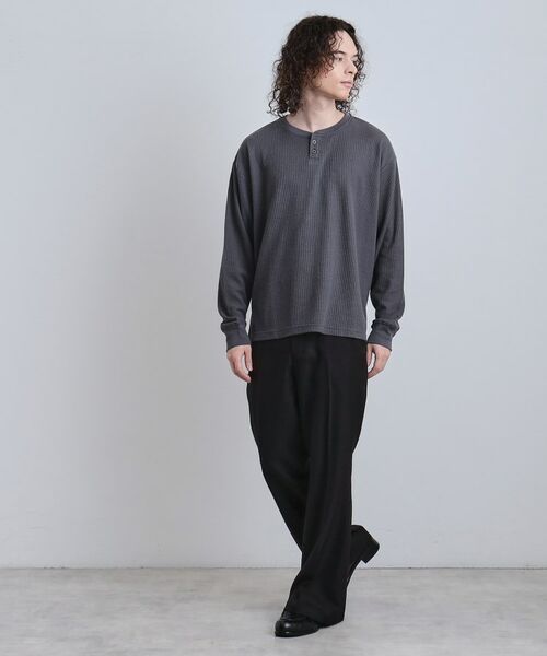 tk.TAKEO KIKUCHI / ティーケー タケオキクチ カットソー | ワッフルヘンリーカットソー | 詳細10