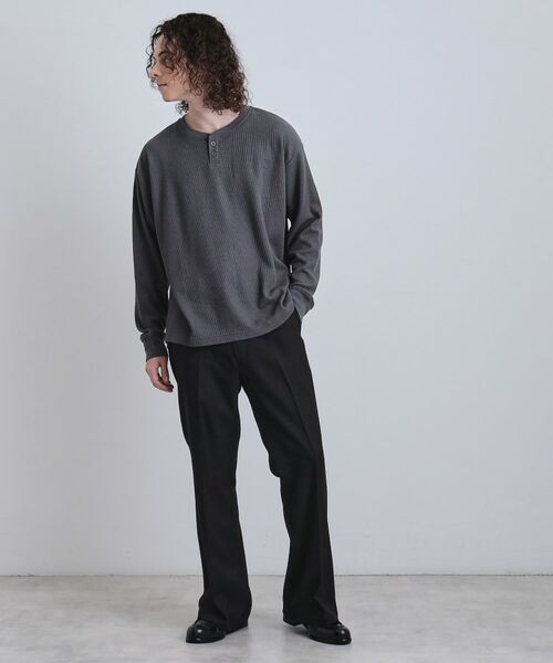 tk.TAKEO KIKUCHI / ティーケー タケオキクチ カットソー | ワッフルヘンリーカットソー | 詳細11