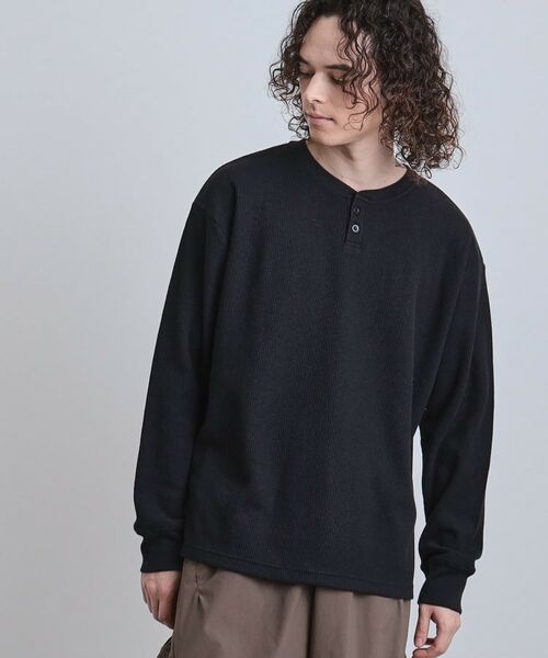 tk.TAKEO KIKUCHI / ティーケー タケオキクチ カットソー | ワッフルヘンリーカットソー | 詳細13