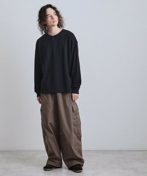 tk.TAKEO KIKUCHI / ティーケー タケオキクチ カットソー | ワッフルヘンリーカットソー | 詳細14