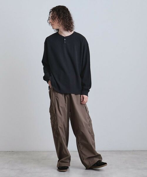 tk.TAKEO KIKUCHI / ティーケー タケオキクチ カットソー | ワッフルヘンリーカットソー | 詳細15