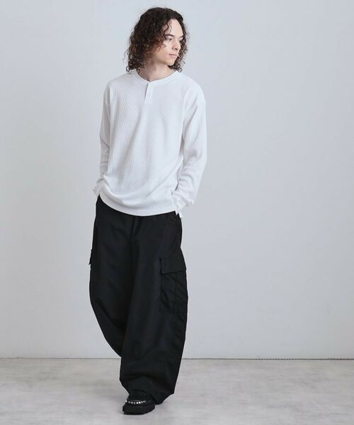 tk.TAKEO KIKUCHI / ティーケー タケオキクチ カットソー | ワッフルヘンリーカットソー | 詳細3