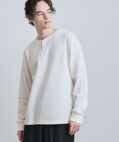 tk.TAKEO KIKUCHI / ティーケー タケオキクチ カットソー | ワッフルヘンリーカットソー | 詳細5