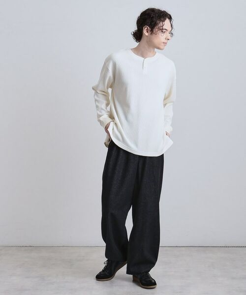 tk.TAKEO KIKUCHI / ティーケー タケオキクチ カットソー | ワッフルヘンリーカットソー | 詳細6