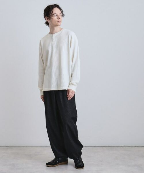 tk.TAKEO KIKUCHI / ティーケー タケオキクチ カットソー | ワッフルヘンリーカットソー | 詳細7