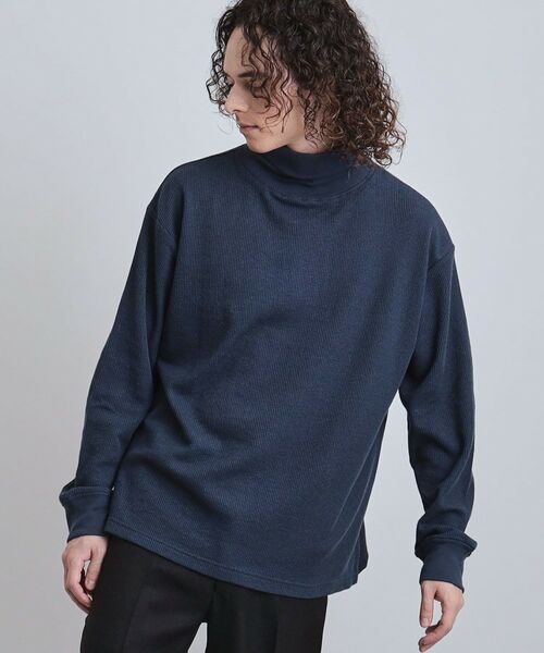 tk.TAKEO KIKUCHI / ティーケー タケオキクチ カットソー | ワッフルタートルカットソー(ネイビー(094))