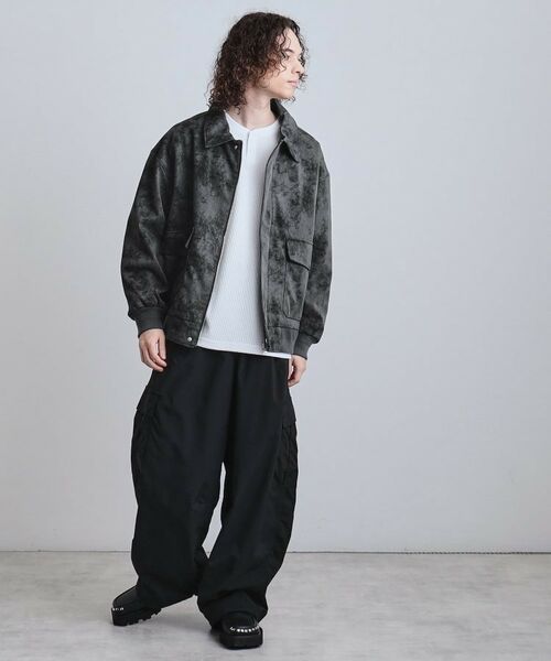 tk.TAKEO KIKUCHI / ティーケー タケオキクチ レザーブルゾン・ジャケット | A－2シンセティックレザーブルゾン | 詳細10