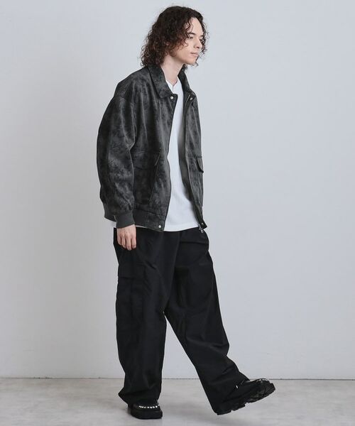 tk.TAKEO KIKUCHI / ティーケー タケオキクチ レザーブルゾン・ジャケット | A－2シンセティックレザーブルゾン | 詳細11