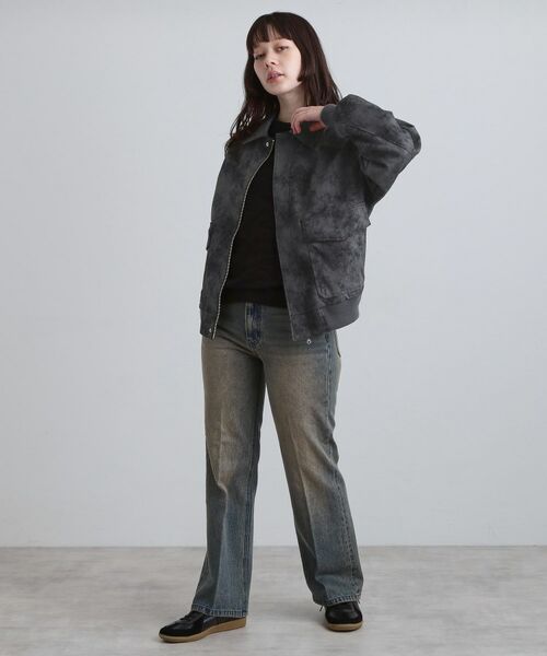 tk.TAKEO KIKUCHI / ティーケー タケオキクチ レザーブルゾン・ジャケット | A－2シンセティックレザーブルゾン | 詳細14
