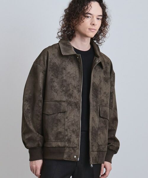 tk.TAKEO KIKUCHI / ティーケー タケオキクチ レザーブルゾン・ジャケット | A－2シンセティックレザーブルゾン | 詳細16