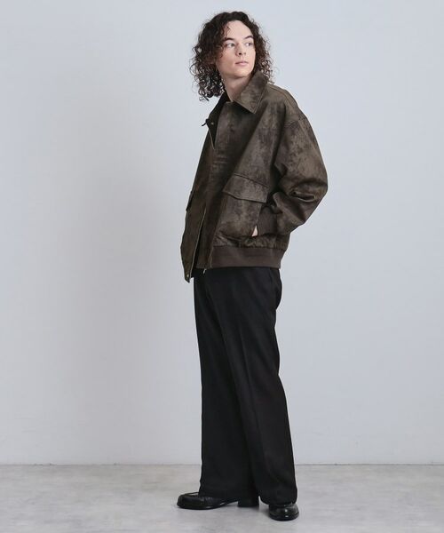 tk.TAKEO KIKUCHI / ティーケー タケオキクチ レザーブルゾン・ジャケット | A－2シンセティックレザーブルゾン | 詳細17