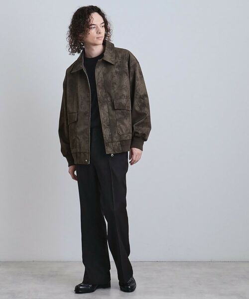 tk.TAKEO KIKUCHI / ティーケー タケオキクチ レザーブルゾン・ジャケット | A－2シンセティックレザーブルゾン | 詳細18